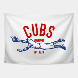 Cubs Catch Tapestry