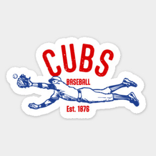 Cubs Catch Sticker