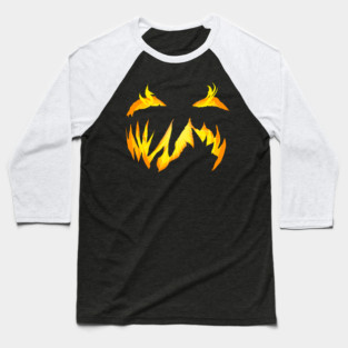 Jack-O-Lantern Baseball T-Shirt