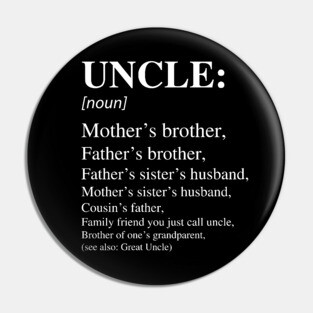 Uncle - HDTGM Pin
