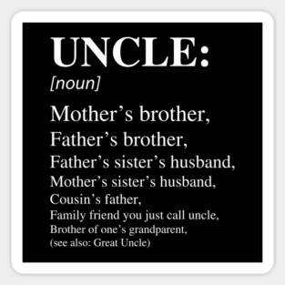 Uncle - HDTGM Sticker