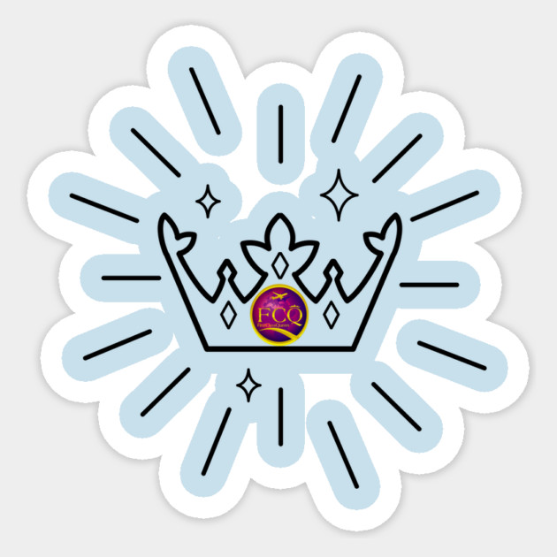 FirstClassQueen Crown Sticker by FirstClassQueen