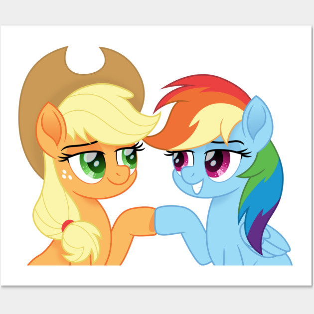 My Little Pony Rainbow Dash And Applejack Love Appledash My Little
