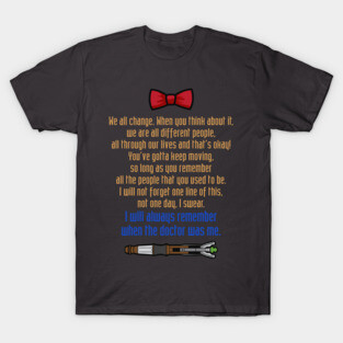 Eleventh Doctor goodbye T-Shirt