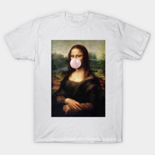 Mona Lisa Bubble Gum T-Shirt