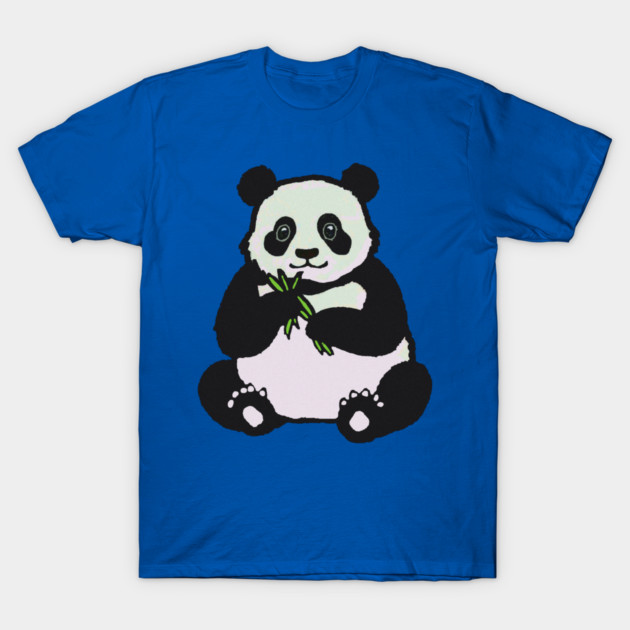 Panda Bear Eating T-Shirt by DonWillisJrArt