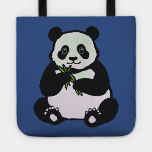 Panda Bear Eating Tote