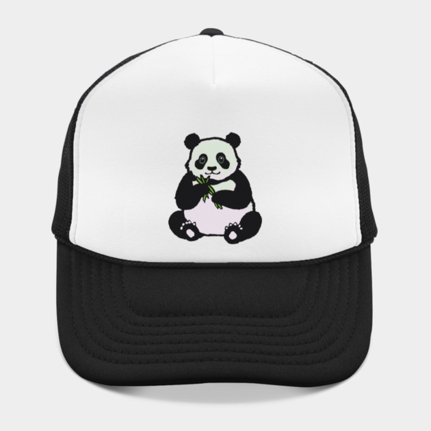 Panda Bear Eating by DonWillisJrArt