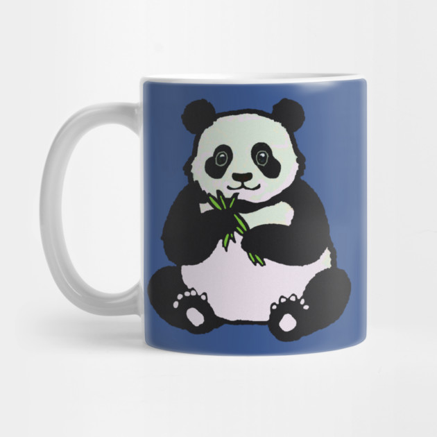 Panda Bear Eating by DonWillisJrArt