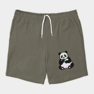 Panda Bear Eating Shorts