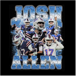 Josh Allen Retro Bootleg Posters and Art