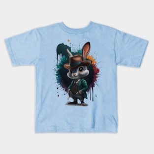Dapper Rabbit Gentleman Kids T-Shirt