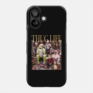 Cartoon Christmas Thug Life, Movie Character, Thug Life Xmas, Thug Life Merry Christmas, Vintage Movie Thug Life Phone Case