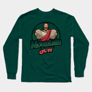 Mountain Jew Moses Retro Long Sleeve T-Shirt
