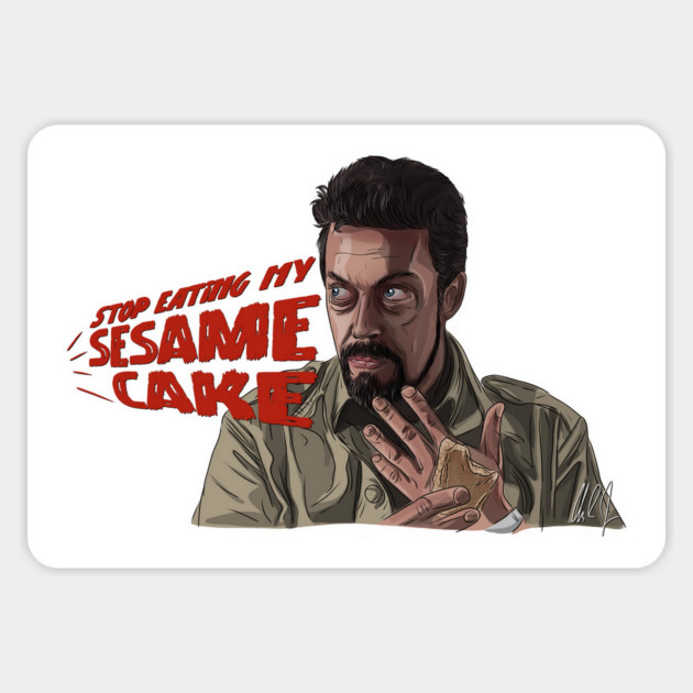 Congo: Homolka Eats Cake Magnet by 51Deesigns