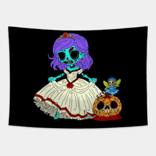 Zombie Cinderella Tapestry