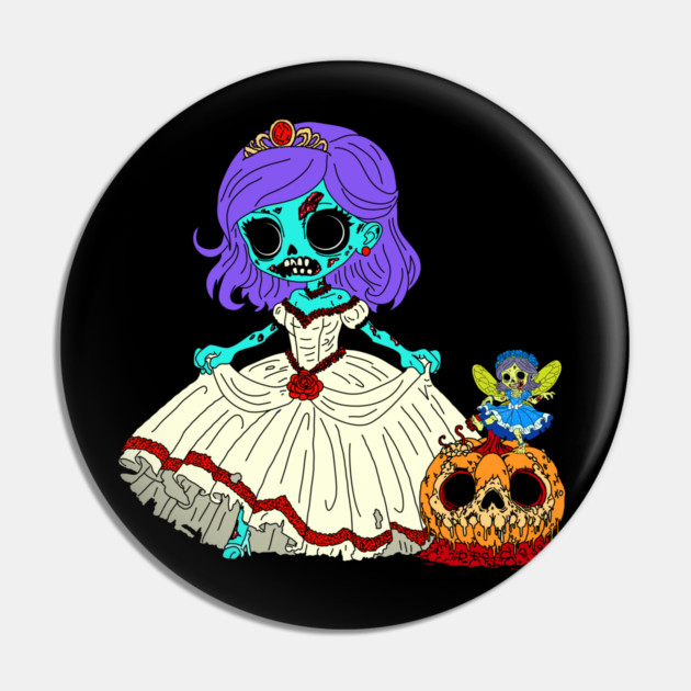 Zombie Cinderella Pin by H. R. Sinclair