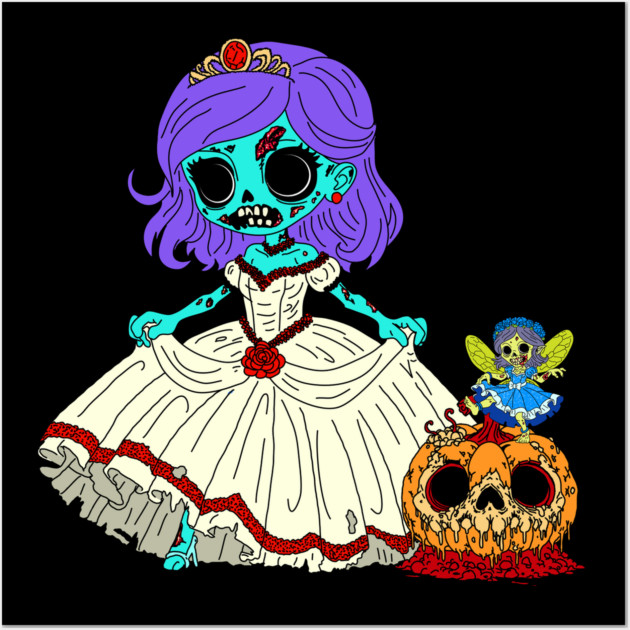 Zombie Cinderella Wall Art by H. R. Sinclair