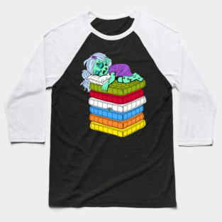 Zombie Princess and the Pea Baseball T-Shirt