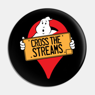 CROSS THE STREAMS – THE ORIGINAL Pin