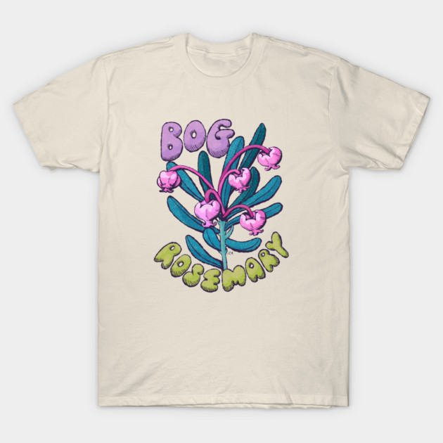 Bloomvibes Bog Rosemary T-Shirt by Little Nose Studio