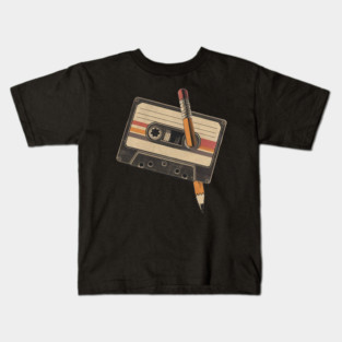 Cassette tape vintage 80s Kids T-Shirt