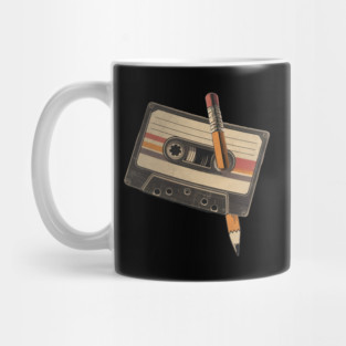 Cassette tape vintage 80s Mug