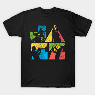 Jazz Logotype With 4 Jazz Musicians T-Shirt