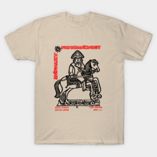 Vintage Czech Matchbook Label Folkart Design #4 T-Shirt