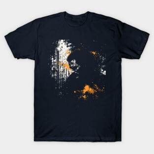 Weary Medieval Warrior Silhouette - Elegant and Hopeless T-Shirt