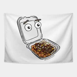 Garbage Plate Buddy Tapestry