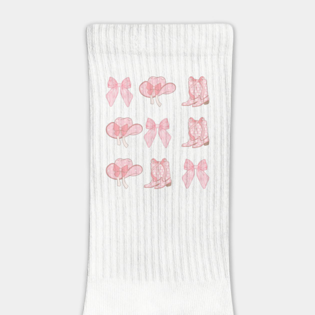 Coquette Pink Bow Cowboy Boots by JessArty