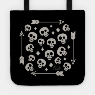 Skulls and Arrows Tote