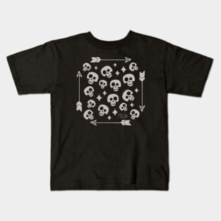 Skulls and Arrows Kids T-Shirt