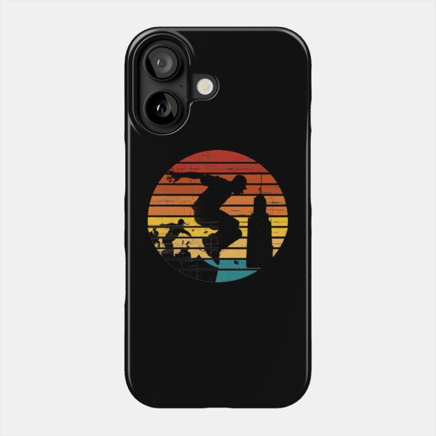 Retro Parkour Phone Case by Db Printed