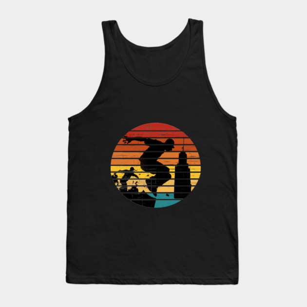 Retro Parkour Tank Top by Db Printed