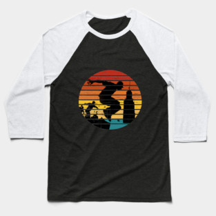 Retro Parkour Baseball T-Shirt