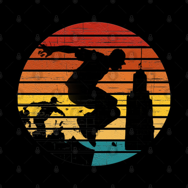 Retro Parkour by Db Printed