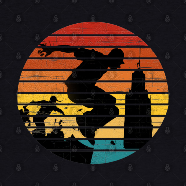 Retro Parkour by Db Printed
