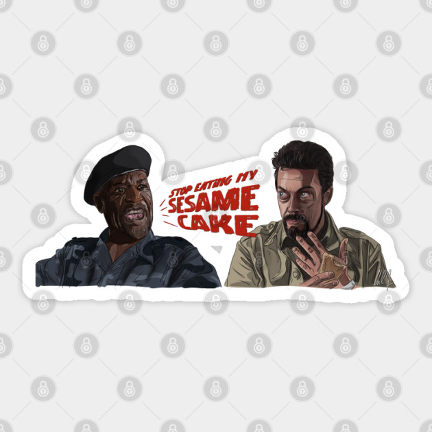 Congo: Stop Eating My Sesame Cake! Sticker by 51Deesigns