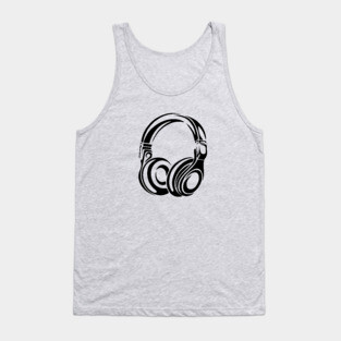 Headphones Tank Top