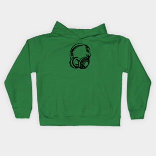 Headphones Kids Hoodie