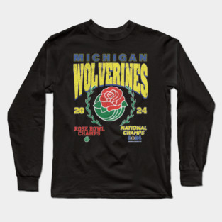 Michigan 2004 Rose Bowl Long Sleeve T-Shirt