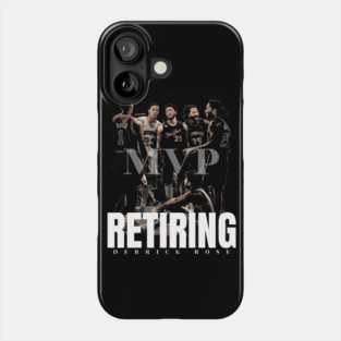 Retiring Derrick Rose #1 MVP Basketball Cartoon Phone Case