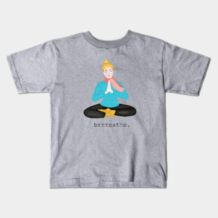 brrreathe. Kids T-Shirt