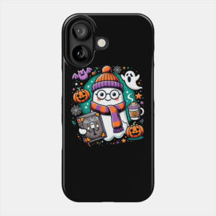Cute Funny Halloween Geek Ghost Phone Case