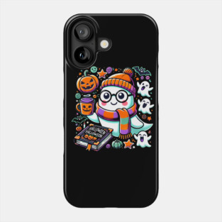 Cute Funny Halloween Geek Ghost Phone Case