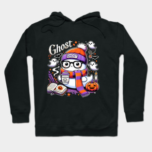 Cute Funny Halloween Geek Ghost Hoodie