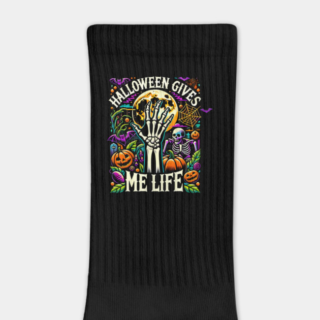 Funny Halloween Gives me Life, Spooky Design by logiamerch