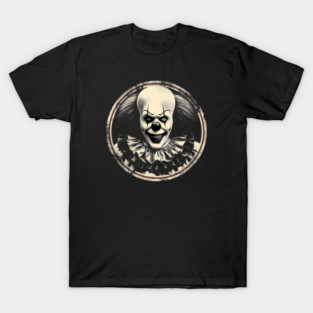 Creepy Clown Halloween T-Shirt T-Shirt